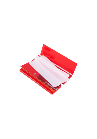 Red Bleached Rolling Paper Regular Size